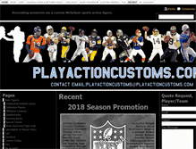 Tablet Screenshot of playactioncustoms.com